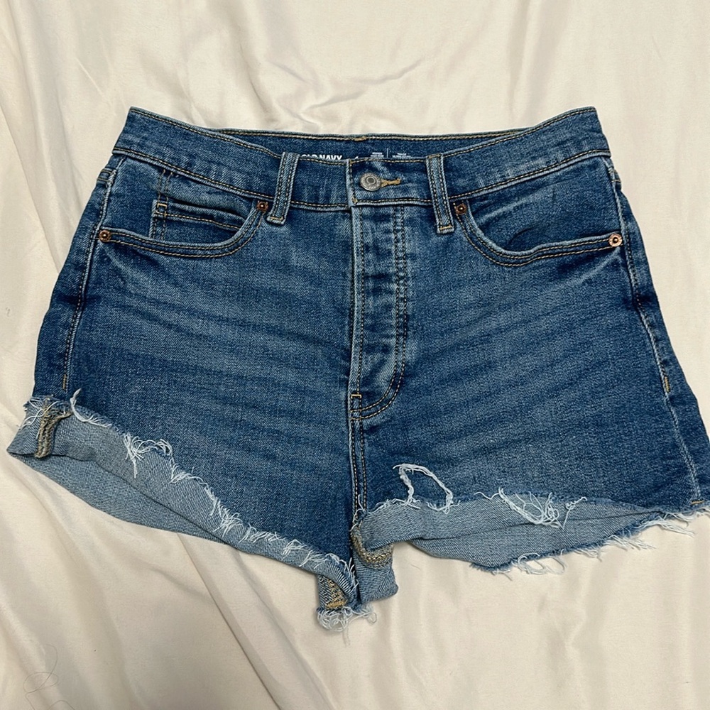 Old navy sky high a line Jean shorts size 4